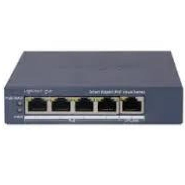  HIKVISION DS-3E1505P-EI/M Switch Gigabit 5 Puertos 10/100/1000Mbps con 4 Puertos PoE+ 60W 