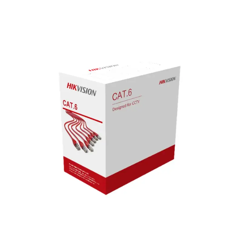  HIKVISION DS-1LN6U-G cable red UTP CAT6 305m cobre sólido 0.55mm gris interior 