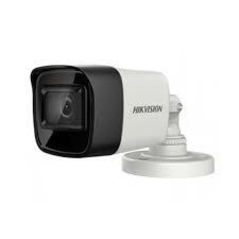  HIKVISION DS-2CE16U0T-ITPF Mini cámara bala fija 8MP 4K lente 2.8mm IR 30m IP67 