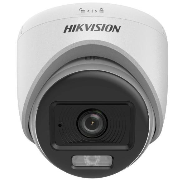  HIKVISION DS-2CE70KF0T-LPFS turret ColorVu 3K 5MP 2960x1665 interior luz híbrida micrófono lente 2.8mm IR 20m 