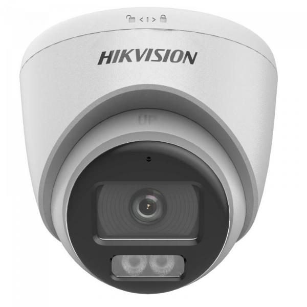  HIKVISION DS-2CE72KF0T-LFS turret ColorVu 3K 5MP luz híbrida inteligente audio lente 2.8mm IR 20m 