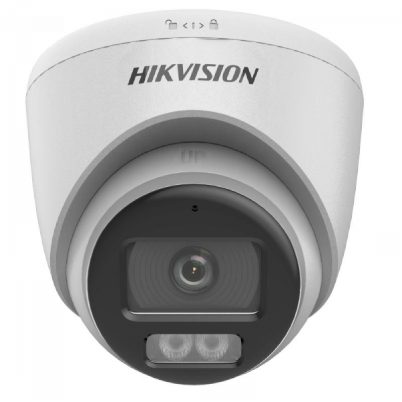  HIKVISION DS-2CE72KF0T-LFS turret ColorVu 3K 5MP luz híbrida inteligente audio lente 2.8mm IR 20m 
