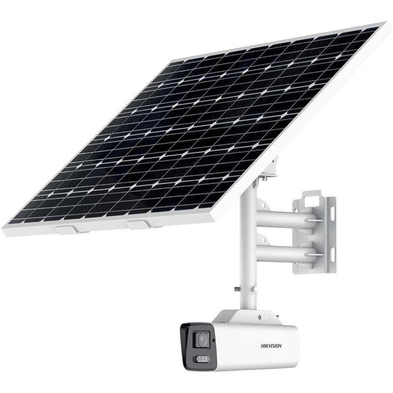  HIKVISION DS-2XS6A87G1-L/C32S80 Kit cámara de red 4G con energía solar bala fija 4K 8MP ColorVu panel 80W sin batería 