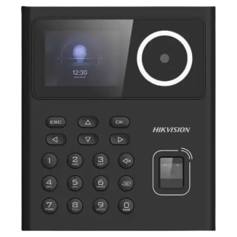  HIKVISION DS-K1T320EFX Terminal de acceso frontal serie Value pantalla LCD 2.4" cámara 2MP reconocimiento facial 