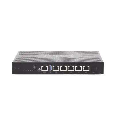  UBIQUITI ER-4 EdgeRouter 4 3 puertos RJ45 Gigabit 1 puerto SFP CPU quad-core 1GHz 1GB RAM 