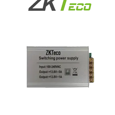  ZKTECO TPM005B fuente poder ZKTeco 12V 3A salida dual 1.5A 