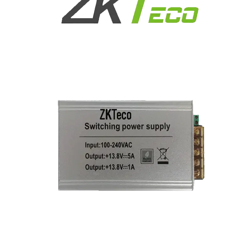  ZKTECO TPM005B fuente poder ZKTeco 12V 3A salida dual 1.5A 