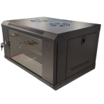  STV HH-TF-12U Gabinete metálico pared rack 12U montaje mural puerta acero ventilado 