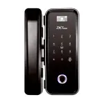  ZKTECO GL300/R cerradura smart vidrio derecha huella dactilar tarjeta MF contraseña 4xAA batería 