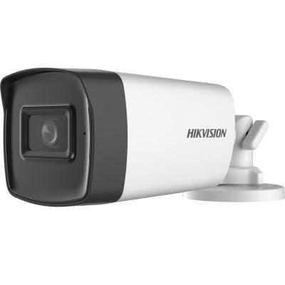  HIKVISION DS-2CE17H0T-IT3FS Tubo TVI 5MP IR 40m IP67 con audio 