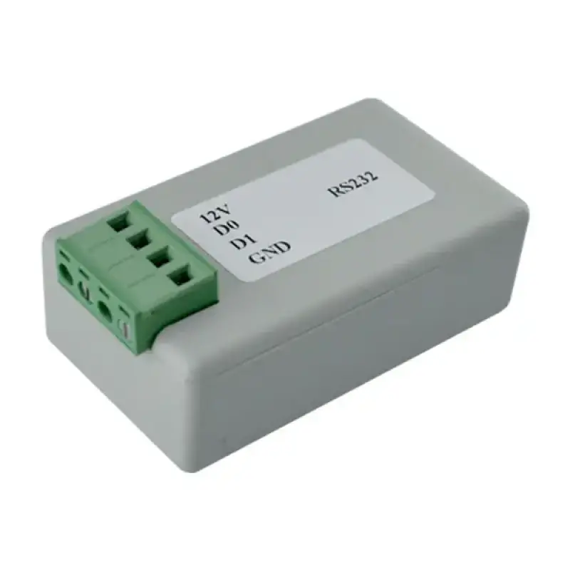  ZKTECO HDC09-232 WG66 conversor RS232 a Wiegand 66bits interfaz serie 