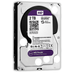  WESTERN DIGITAL WD PURPLE Disco Duro Vigilancia 2TB 3.5" SATA 6Gb/s 5400RPM 64MB Cache AllFrame 180TB/año 24/7 