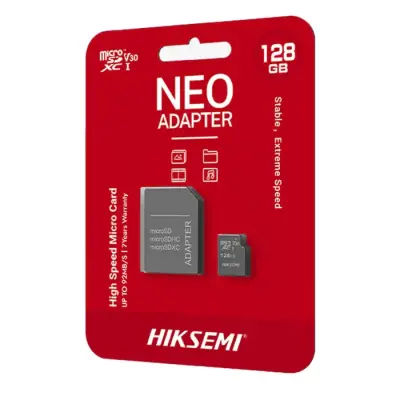 HIKVISION HS-TF-C1 128GB tarjeta memoria microSD XC Class 10 U1 92MB/s con adaptador