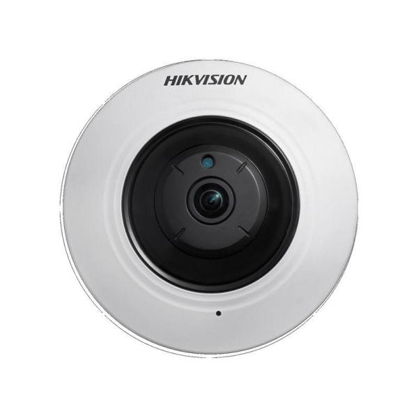  HIKVISION DS-2CD2955FWD-IS Cámara ojo de pez IP 5MP 360° IR 10m WDR 120dB micrófono ranura microSD 