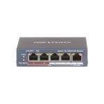  HIKVISION DS-3E1106P-EI/M Switch Smart 4 Puertos PoE 10/100Mbps + 2 Puertos Uplink Gigabit 