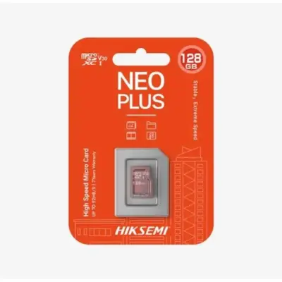 HIKVISION HS-TF-E1 128GB tarjeta memoria microSD XC Class 10 U3 V30 A1 alta velocidad