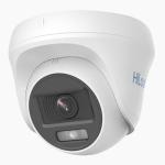  HILOOK THC-T129-P Cámara Domo Analógica ColorVu 2MP 1080P 24/7 Color Lente 2.8mm Luz Blanca 20m 