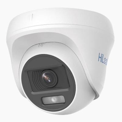  HILOOK THC-T129-P Cámara Domo Analógica ColorVu 2MP 1080P 24/7 Color Lente 2.8mm Luz Blanca 20m 