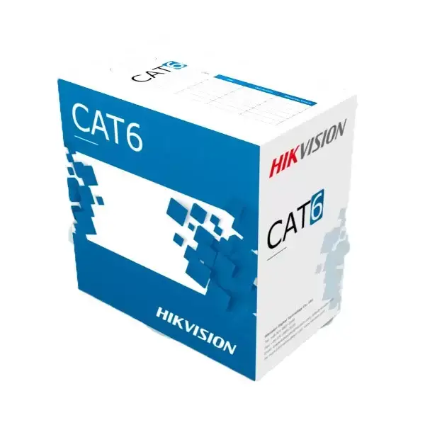  HIKVISION DS-1LN6-UE-W Rollo de cable UTP interior Cat6 4 pares 