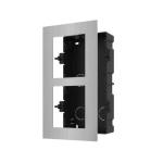  HIKVISION DS-KD-ACF2/PLASTIC Marco Montaje Empotrado 2 Módulos Videoportero Plástico 