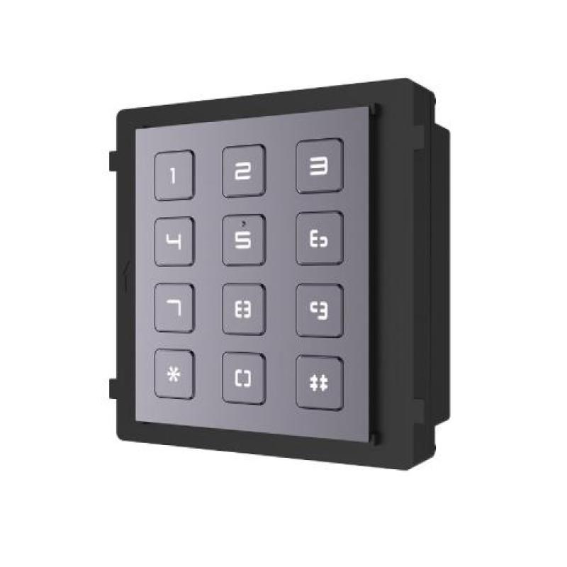  HIKVISION DS-KD-KP Módulo Teclado Videoportero 12 Botones Físicos Retroiluminados Password Control Acceso IP65 IK07 