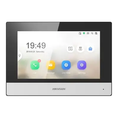  HIKVISION DS-KH6320-WTE Monitor Videoportero 7" Touch 1024x600 WiFi PoE Tarjeta TF Desbloqueo Remoto H.264 