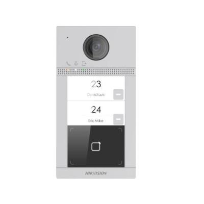  HIKVISION DS-KV8213-WME1 Videoportero Estación Puerta Villa 2 Botones 2MP 1920x1080 WiFi PoE/12VDC Lector Mifare IR Aluminio IK08 IP65 