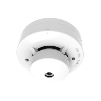  HIKVISION DS-PDSMK-4 Detector Humo Cableado 4 Hilos 12VDC Fotoeléctrico Algoritmos Avanzados 2 LEDs 360° Relé NC/NO IP42 