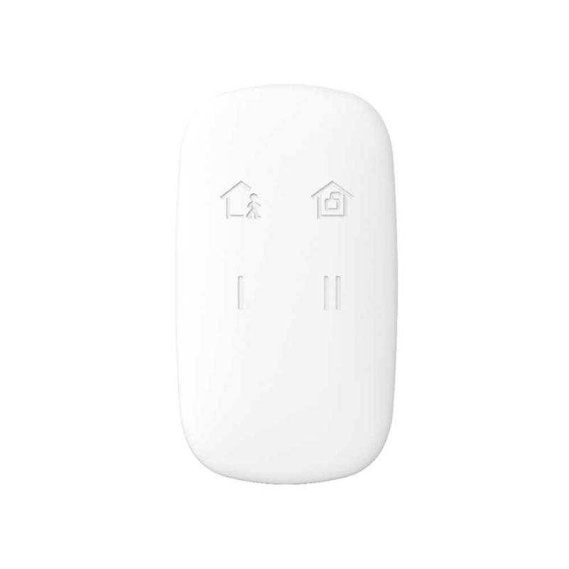  HIKVISION DS-PKF1-WB Llavero Inalámbrico 433MHz 4 Botones Armado/Desarmado Stay/Away Lock/Unlock AX PRO Batería CR2032 3 años 