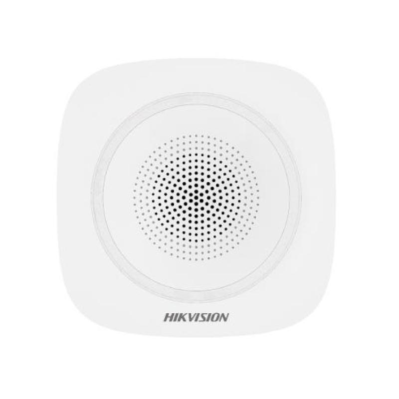  HIKVISION DS-PS1-I-WB Sirena Inalámbrica Interior 433MHz 95dB Luz Estroboscópica LED Batería 18650 AX PRO 