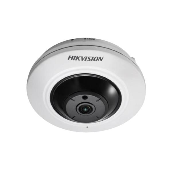  HIKVISION DS-2CD2955FWD-IS Cámara Ojo de Pez IP 5MP Vista Panorámica 180° con Alarma 