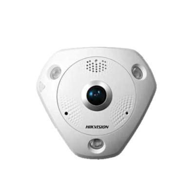  HIKVISION DS-2CD6365G0-IVS Cámara Ojo de Pez IP 6MP con Heat Map Lente 1.27mm Exterior 