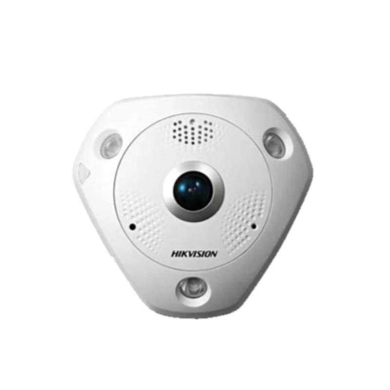  HIKVISION DS-2CD6365G0-IVS Cámara Ojo de Pez IP 6MP con Heat Map Lente 1.27mm Exterior 