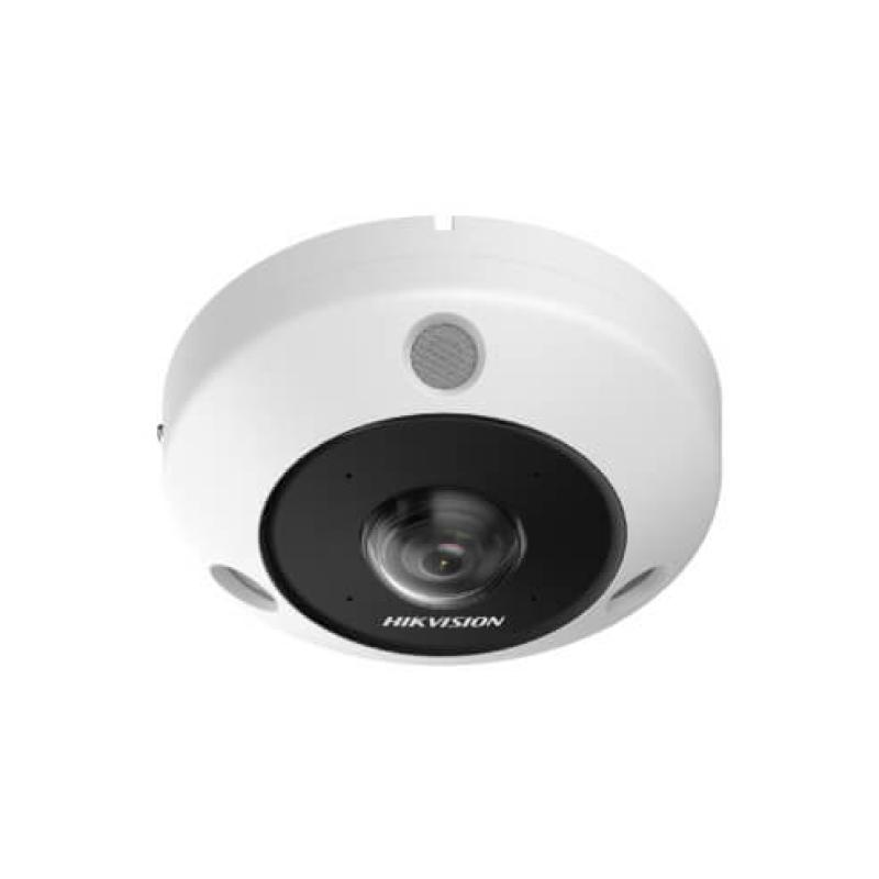  HIKVISION DS-2CD6365G1-IVS Cámara Ojo de Pez IP 6MP con Heat Map Lente 1.27mm Exterior 