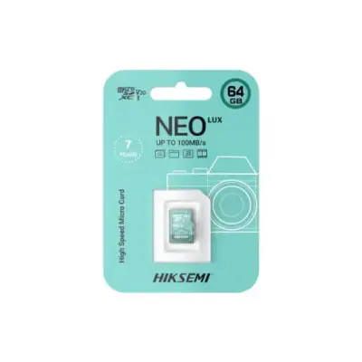  HIKVISION HS-TF-D3 64GB tarjeta memoria microSD Class 10 U3 V30 alta velocidad 