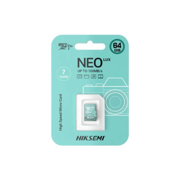  HIKVISION HS-TF-D3 64GB tarjeta memoria microSD Class 10 U3 V30 alta velocidad 