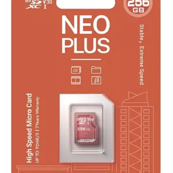  HIKVISION HS-TF-E1 256GB tarjeta memoria microSD XC Class 10 U3 V30 A1 alta velocidad 