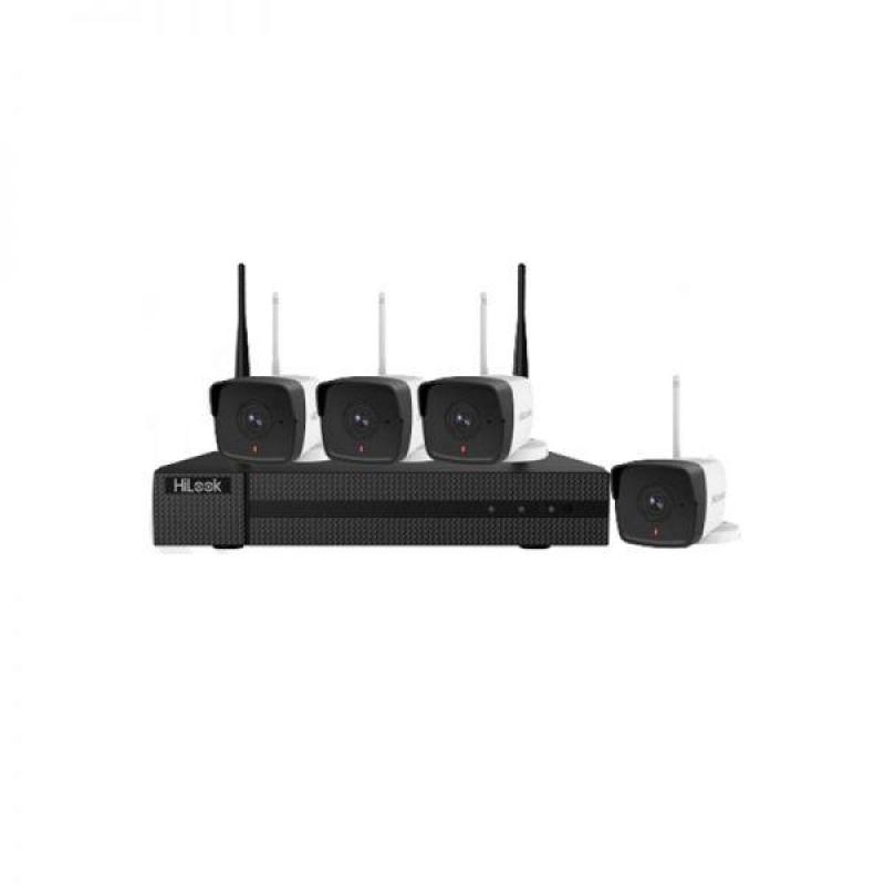  HIKVISION IK-4142BH-MH/W(B) Kit CCTV inalámbrico 4 canales NVR WiFi + 4 cámaras bullet 2MP 