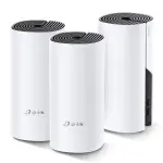  TP-LINK Deco E4 3-pack Sistema WiFi mesh AC1200 dual band 867Mbps 5GHz 300Mbps 2.4GHz cobertura 370m² 2 puertos Fast Ethernet 