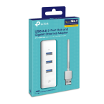  TP-LINK UE330 Adaptador USB 2 en 1 Hub 3 puertos USB 3.0 5Gbps adaptador Ethernet Gigabit RJ45 1000Mbps 