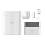  HIKVISION PHA64-KIT Kit alarma híbrida DS-PHA64 panel 8 zonas cableadas expandible a 64 con dispositivos incluidos 