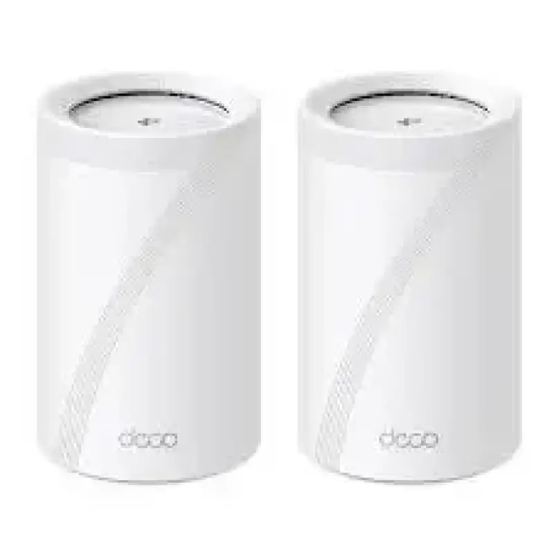  TP-LINK Deco BE65 2-pack sistema WiFi 7 mesh BE11000 tri-band 6GHz 320MHz compatible Alexa 
