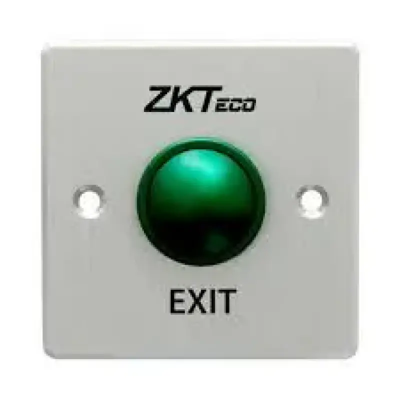  ZKTECO EB104-G botón salida hongo contacto NO/COM verde 86x86mm 