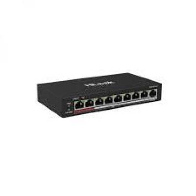  HILOOK NS-0109P-60 Conmutador PoE No Gestionado 8 Puertos 100Mbps + 1 Uplink 60W Extendido 250m 