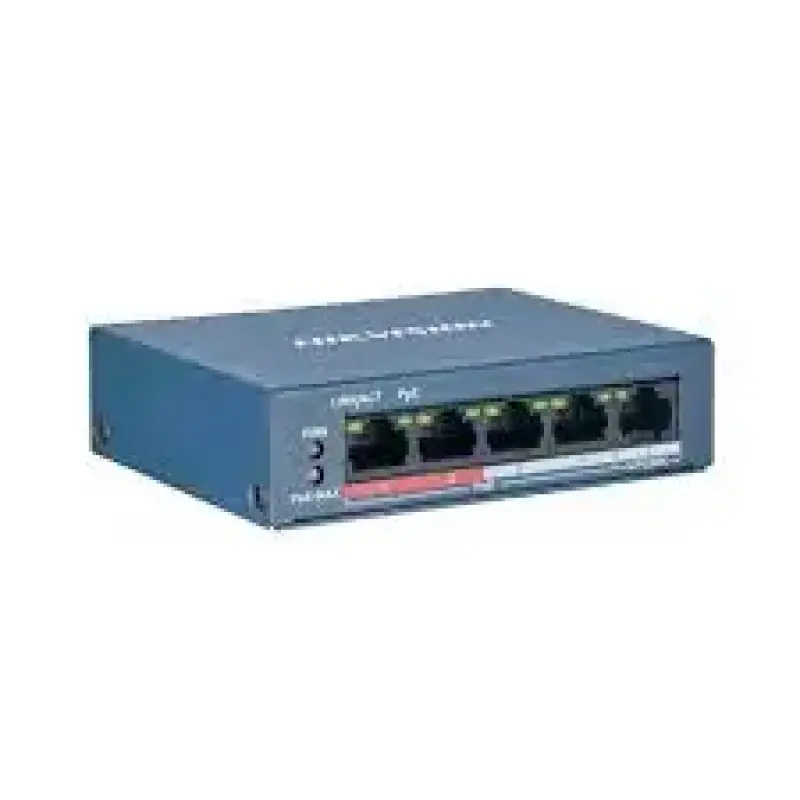  HIKVISION DS-3E0105P-E/M switch PoE no administrado Fast Ethernet 4 puertos 10/100 62W 