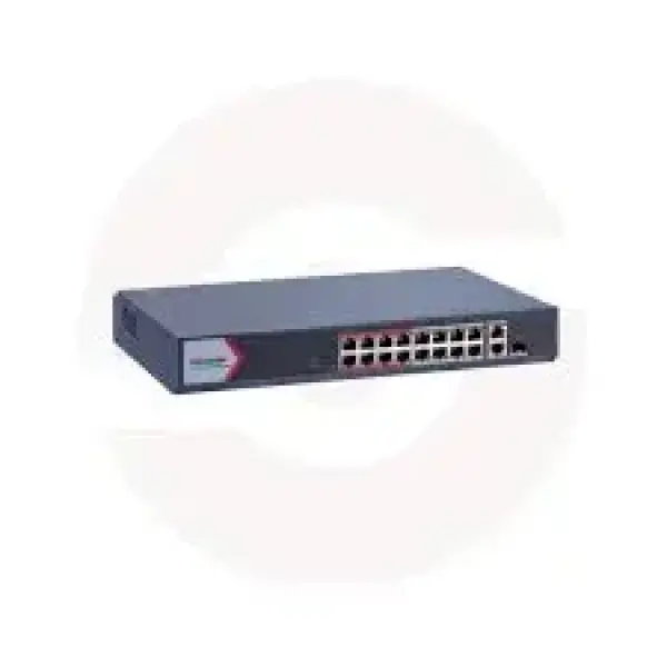  HIKVISION DS-3E1318P-EI/M switch PoE inteligente Fast Ethernet 16 puertos 10/100 250W 
