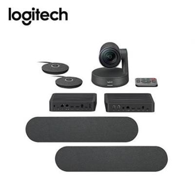  LOGITECH Rally Plus Bundle sistema de videoconferencia 4K para salas grandes negro 