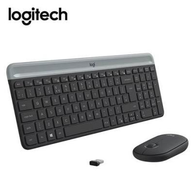  LOGITECH MK470 combo teclado + mouse inalámbrico slim USB negro 