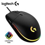  LOGITECH G203 LIGHTSYNC mouse óptico 8000 DPI RGB negro 