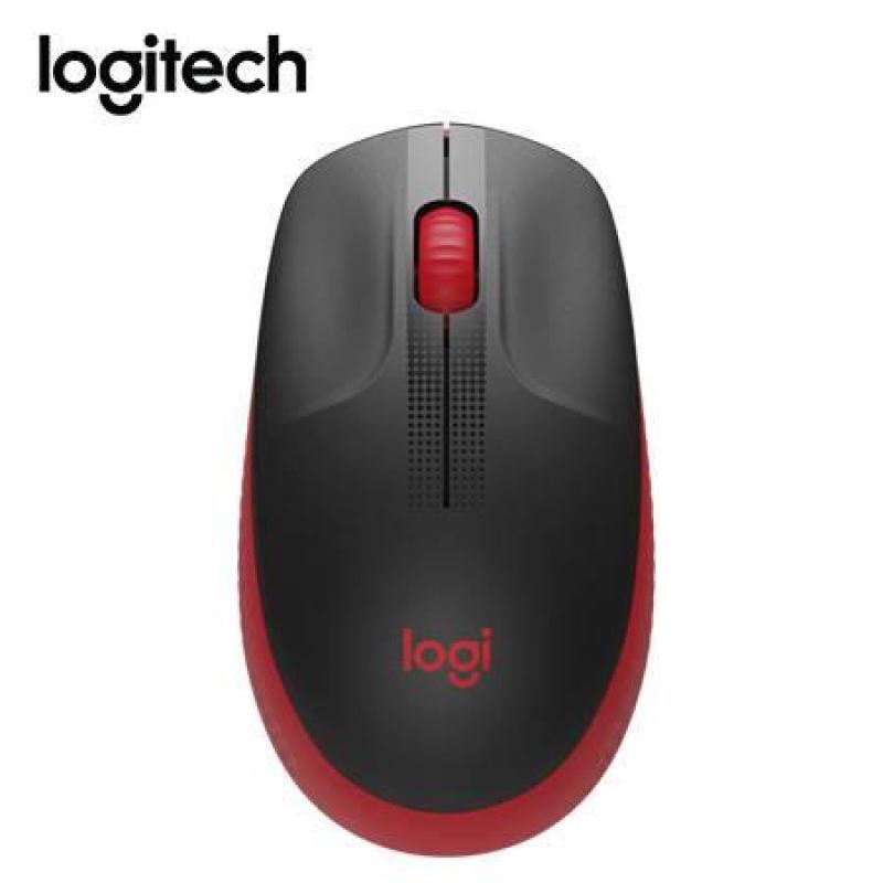  LOGITECH M190 mouse inalámbrico full-size rojo 